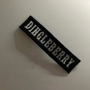"DINGLEBERRY" Funny Name Badge for a biker in your life